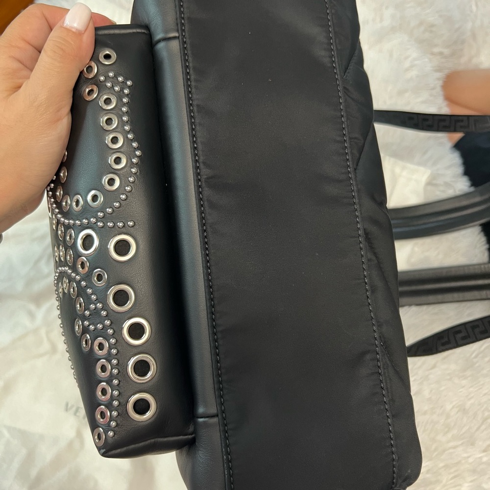 Versace Medusa Black Leather Backpack - Picture 8 of 14